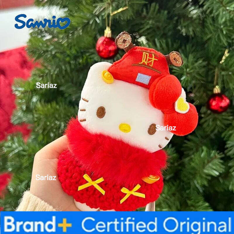 Sanrio Anime Hello Kitty cosplay cross-dressing plush pendant PP cotton stuffed doll Kawaii keychain cute accessories holiday gift H260121