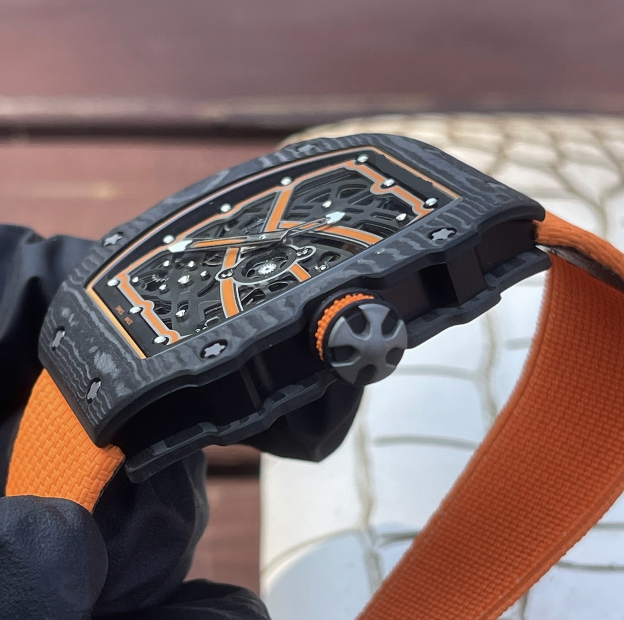 ultra thin 67-02 Carbon TPT ALEXIS 38.7mmx47.5mm high end watches collector man men women watch wristwatch automatic movement fashion cool designer limited edition