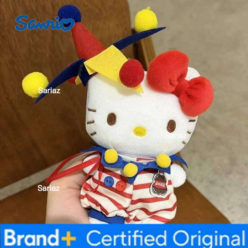 Sanrio New Miniso Hello Kitty Keychain Kawaii Christmas Plush Doll Ins Korean Cartoon Anime Friends Birthday Gift H260121