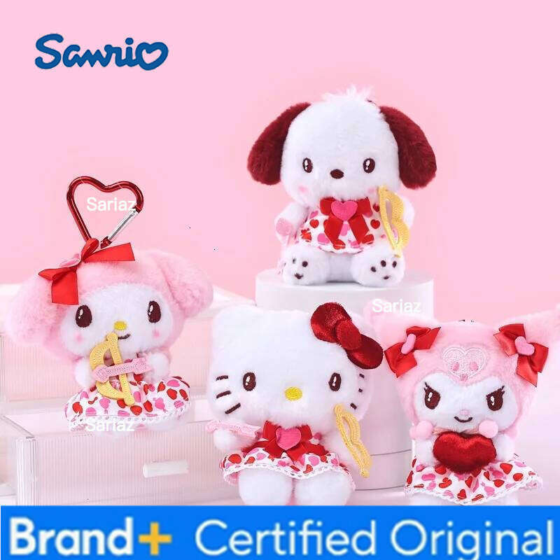 Sanrio Kawaii Hello Kitty Kuromi Doll Toys Cute Plush Keychain Bag Pendant Christmas Gifts12CM H2601211