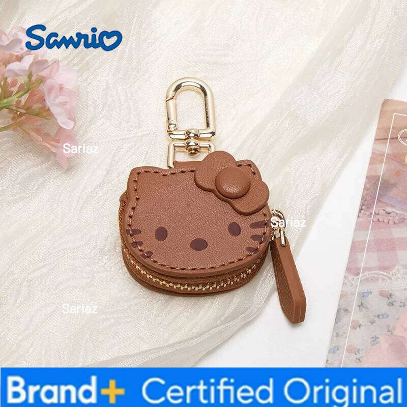 Sanrio Anime Hello Kitty Keychain Keying Bag Pendant Car Key Accessories Headphone Protective Case Cartoon KT Cat Ornament Girls Gifts H260121
