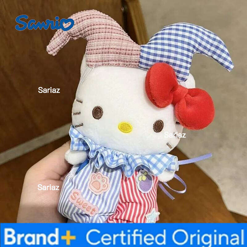 Sanrio New Miniso Hello Kitty Keychain Kawaii Christmas Plush Doll Ins Korean Cartoon Anime Friends Birthday Gift H260121
