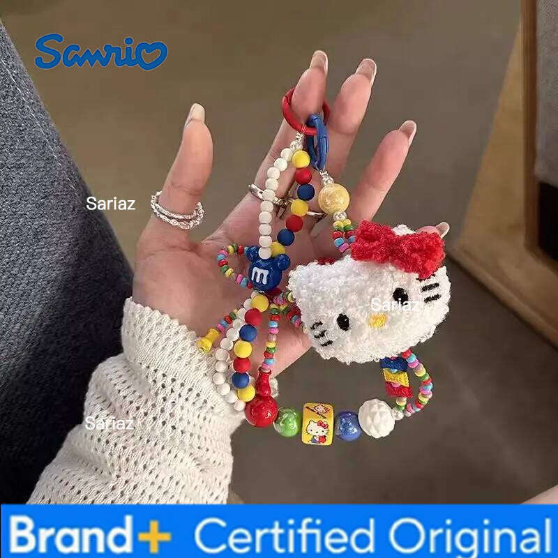 Sanrio Japanese Plush Keychain Kawaii Hello Kitty Backpack Pendant Couple's Holiday Gift Children's Cartoon Birthday Present H260121