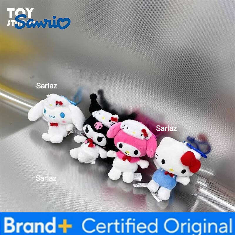 Sanrio Hello Kitty Hat Style Plush Toy Doll 50th Anniversary Edition Cinnamoroll My Melody Kuromi keychain Keyring Birthday Gift H2601211