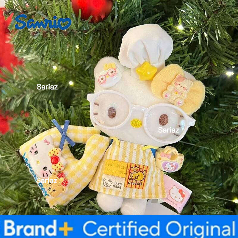 Sanrio Hello Kitty Chef-Style Plush Keychain Handbag Accessory for Girls Kids Gift H260121
