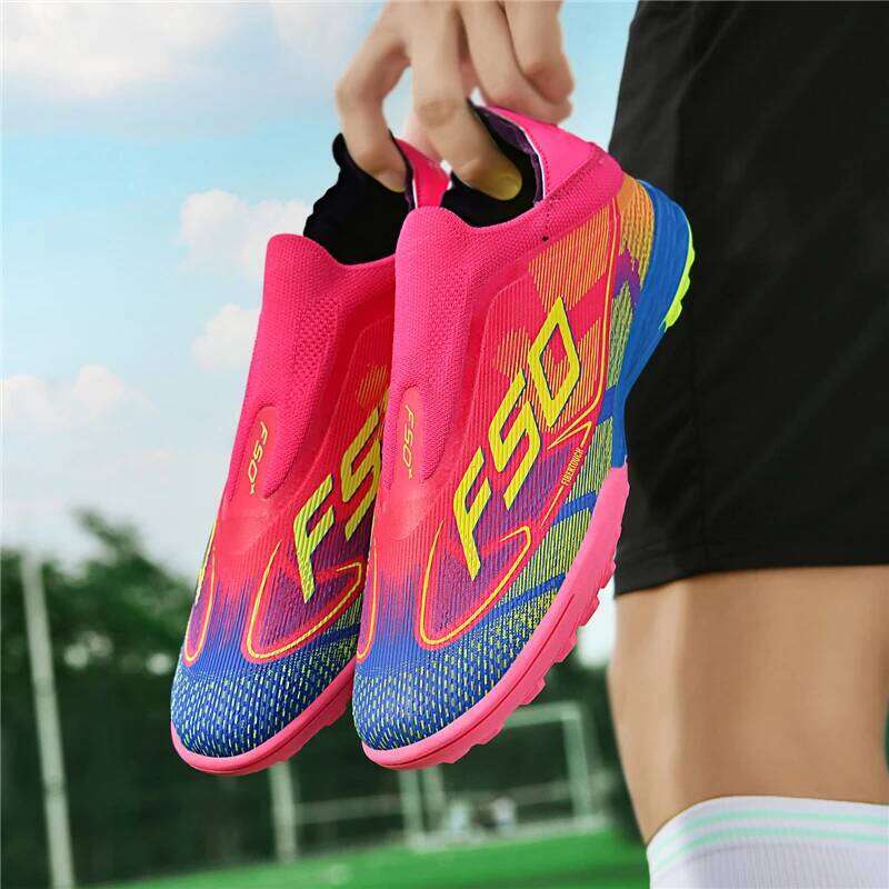 Men Society Soccer Shoes Cleats FG/TF Professional Women Football Boots Grass Indoor Training Unisex Non Slip Sneaker 26Y0121