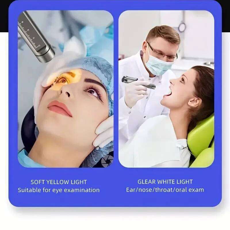 2-in-1 LED Penlight With Pupil Gauge Type-C USB Rechargeable Ldeal Medical First Aid Work Camping Hike Child Emergency Lighting Z260121