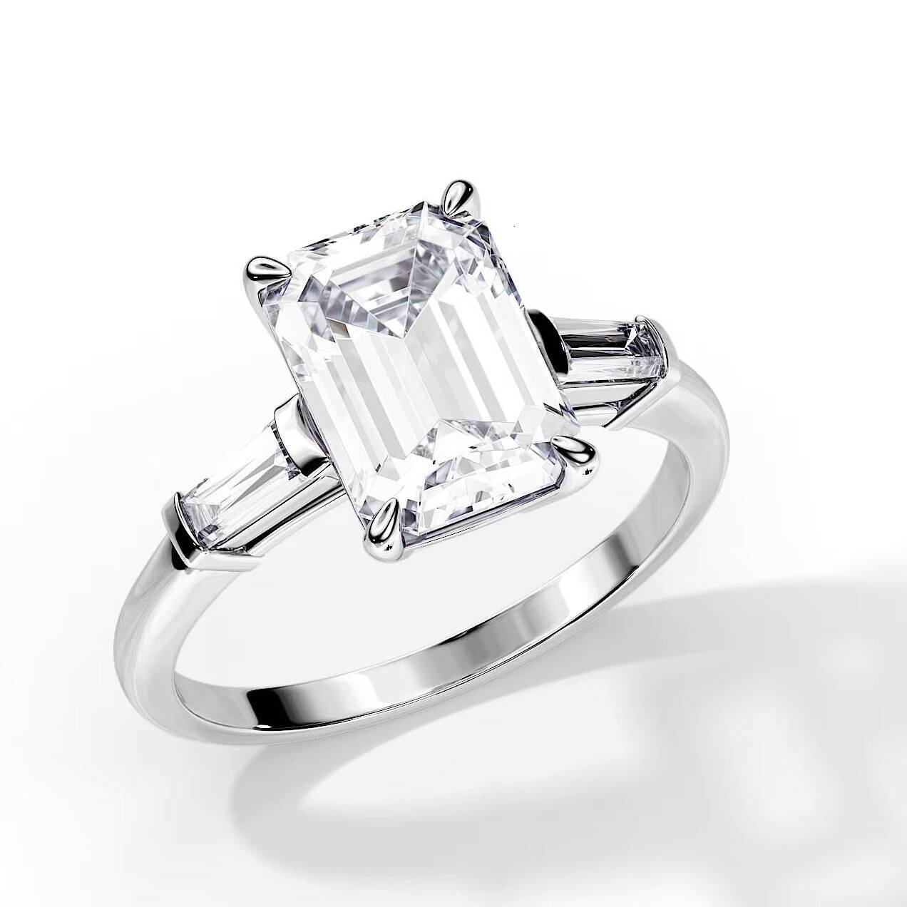 MaiYi Hot Selling Classic Design Platinum 1 Ct Lab Grown Ring PT950 IGI Certified Anniversary for Women