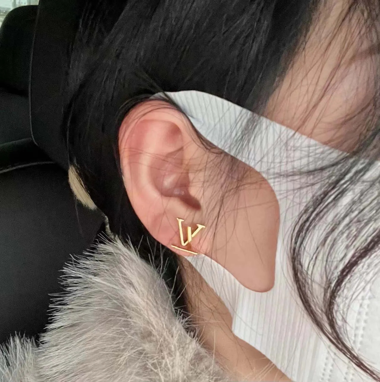 New Fashion Ring Earrings Designer Earrings Women's Earnail Set Letter Combination Charm Earrings Elegant Women Wedding Jewelry Bridal Earrings-58888888