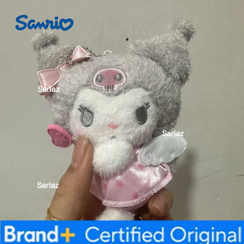 Sanrio Cute Dream Angel Series Toys Cinnamoroll My Melody Kitty Kuromi Plush Pendant Doll Cartoon Keychain Gift H260121