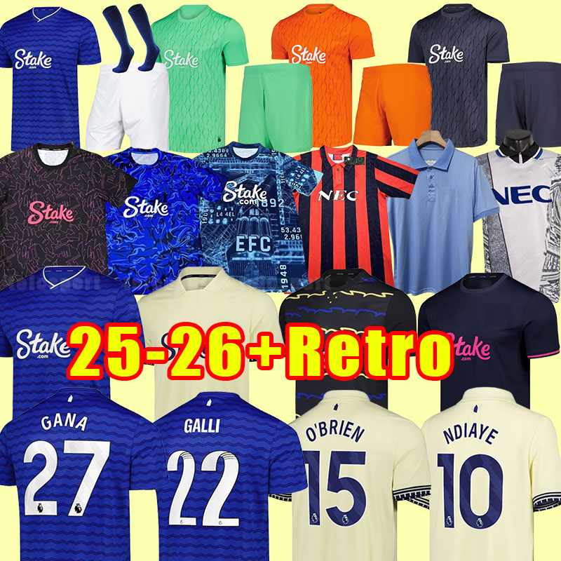 EvertonEverton retro 1982 94 95 BRANTHWAITE Soccer evertoon Jerseys DANJUMA CALVERT-LEWIN HARRISON MYKOLENKO DOUCOURE TARKOWSKI PICKFORD 25 26 football men shirt
