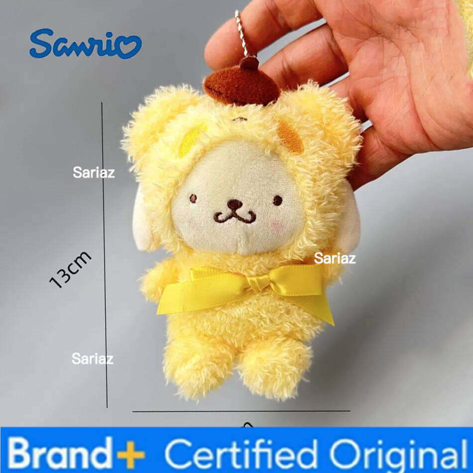 Sanrio Plush Toy Doll Kawaii Hello Kitty Melody Cinnamoroll Cartoon Backpack Decoration Women Student Girl Gift H260121