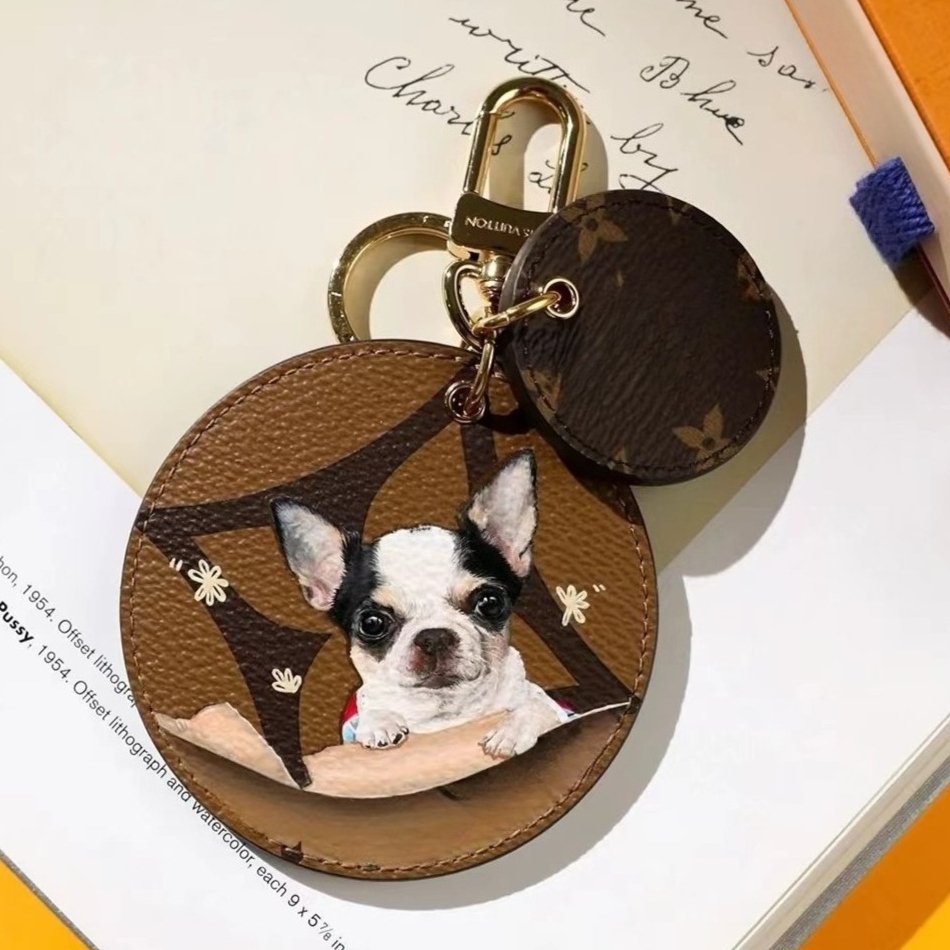 Designers Keychains Bag Charms Lanyards Cartoon Animals Letters Car Key Chain Women Buckle Jewelry Keyring Bags Charms Exquisite Gift