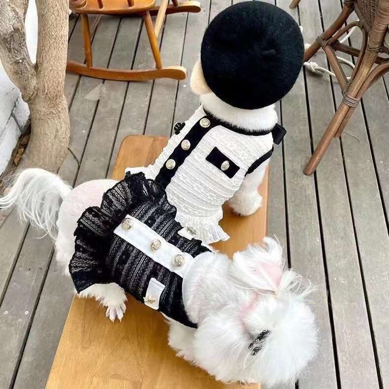 Pet Summer Mesh Lace Skirt Fragrant Cat Thin Dog Clothes Dress for Small Dogs