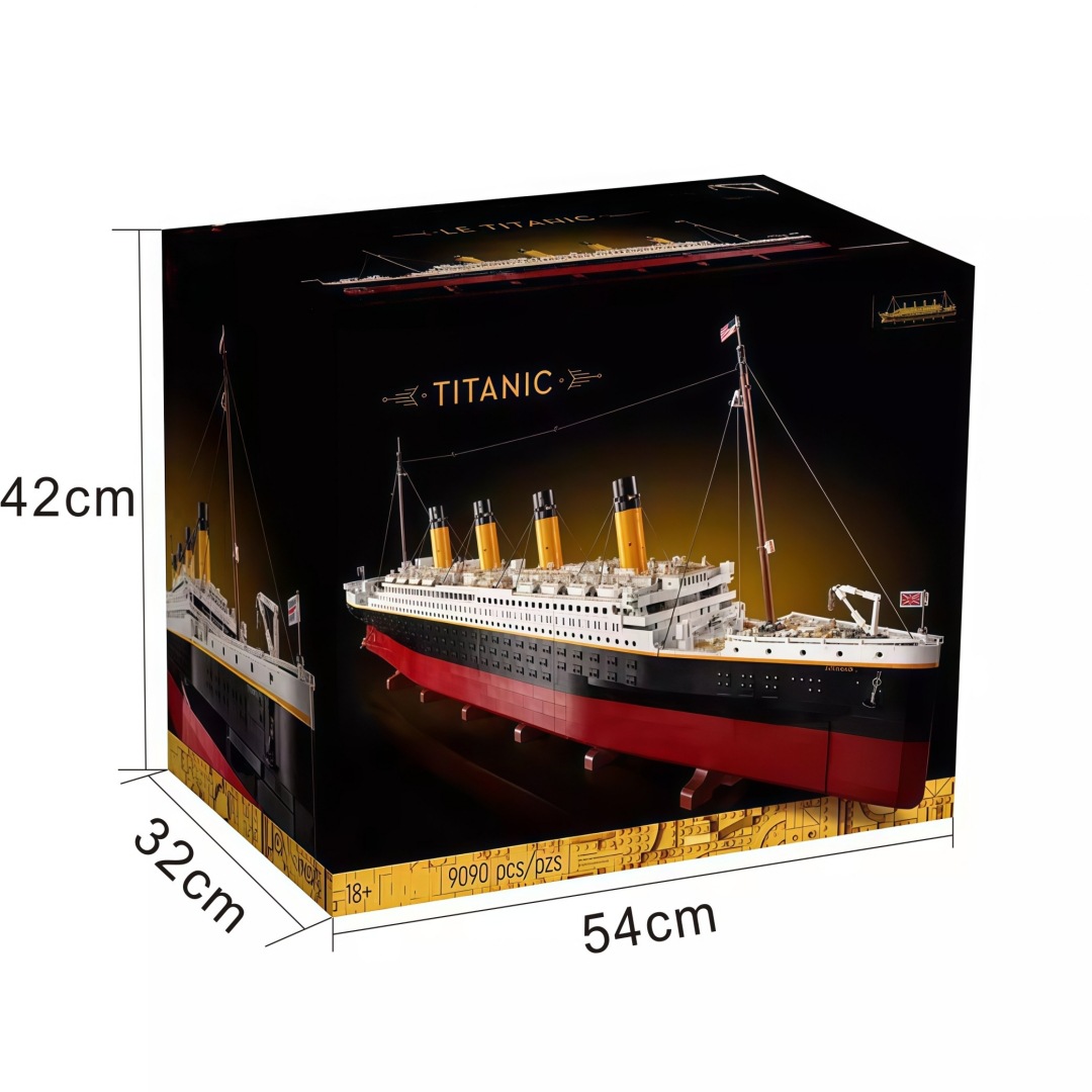 Cross-border new Titanic 10294 adult building assembly building model for boys as a toy gift