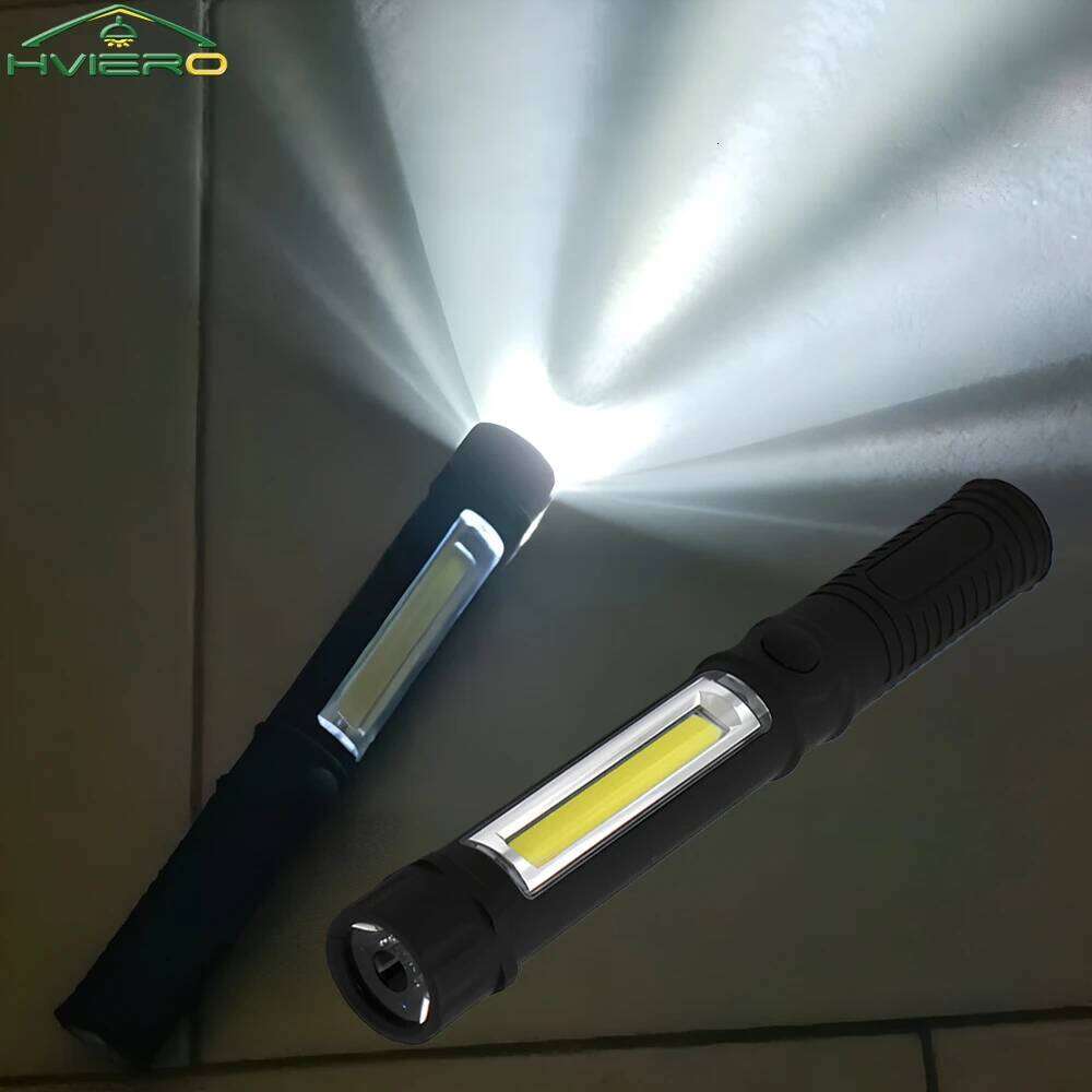 Multi-function Mini Pen Flashlight COB LED Portable Work Light Inspection Torches Magnetic Base Waterproof Camping Cycling Bar Z260121