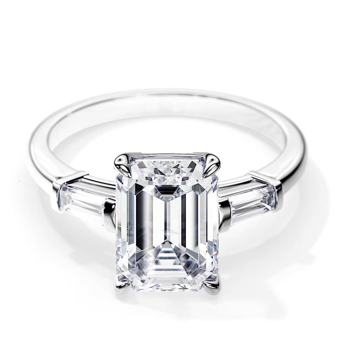 MaiYi Hot Selling Classic Design Platinum 1 Ct Lab Grown Ring PT950 IGI Certified Anniversary for Women