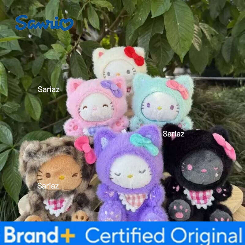Sanrio Kawaii Hello Kitty Keychain Bag Pendant Anime Couple Gift Cute Children Toy Women Accessories Doll Decoration Products Wholesale H260121