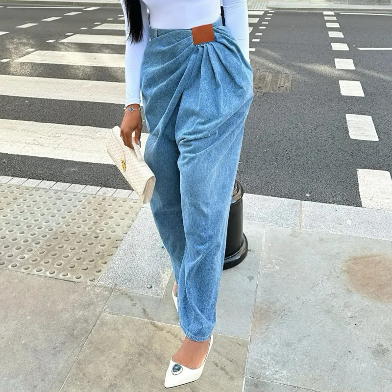 KUCLUT Autumn Fashion Trendy Street Style Wide-Leg Jeans For Women Versatile Straight Denim Pants Female Trendy 260120