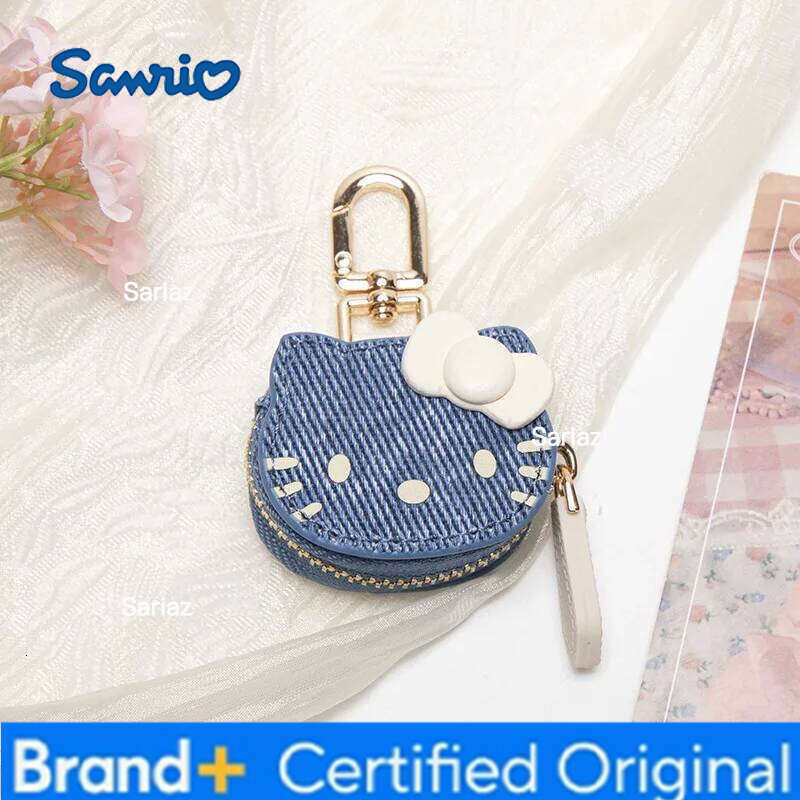 Sanrio Hello Kitty Creative Leather Bag Keyring Kawaii Kt Cat Keychain Fashion Clothing Accessories Birthday Christmas Gifts H260121