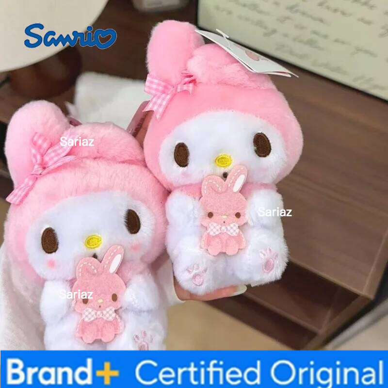 Sanrio Friends Series Pochacco Kuromi plush Toy Keychains Cartoon Hello Kitty My Melody Cinnamoroll Backpack Pendant Girls Gifts H260121