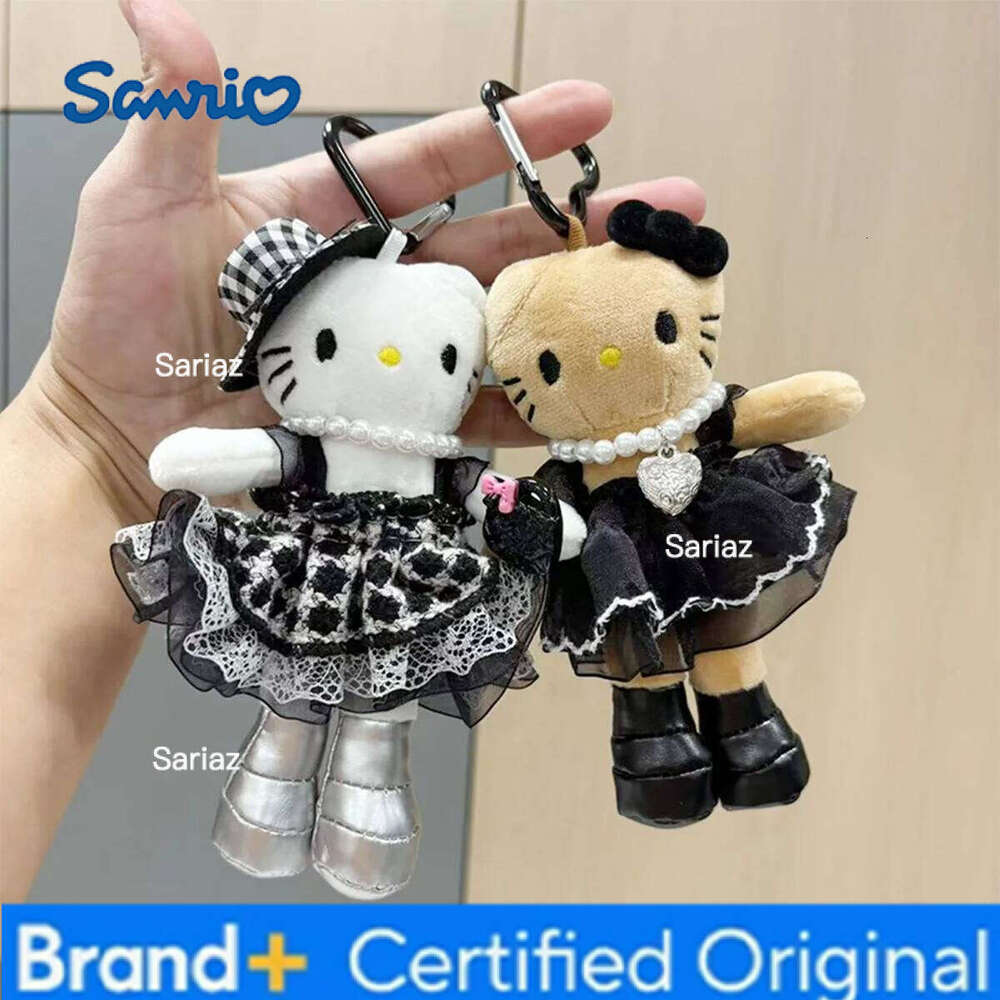 Sanrio Hot Selling Hello Kitty Cartoon Creative Character Keychain Fashionable Versatile Clothing Bag DIY Decoration Pendant H260121