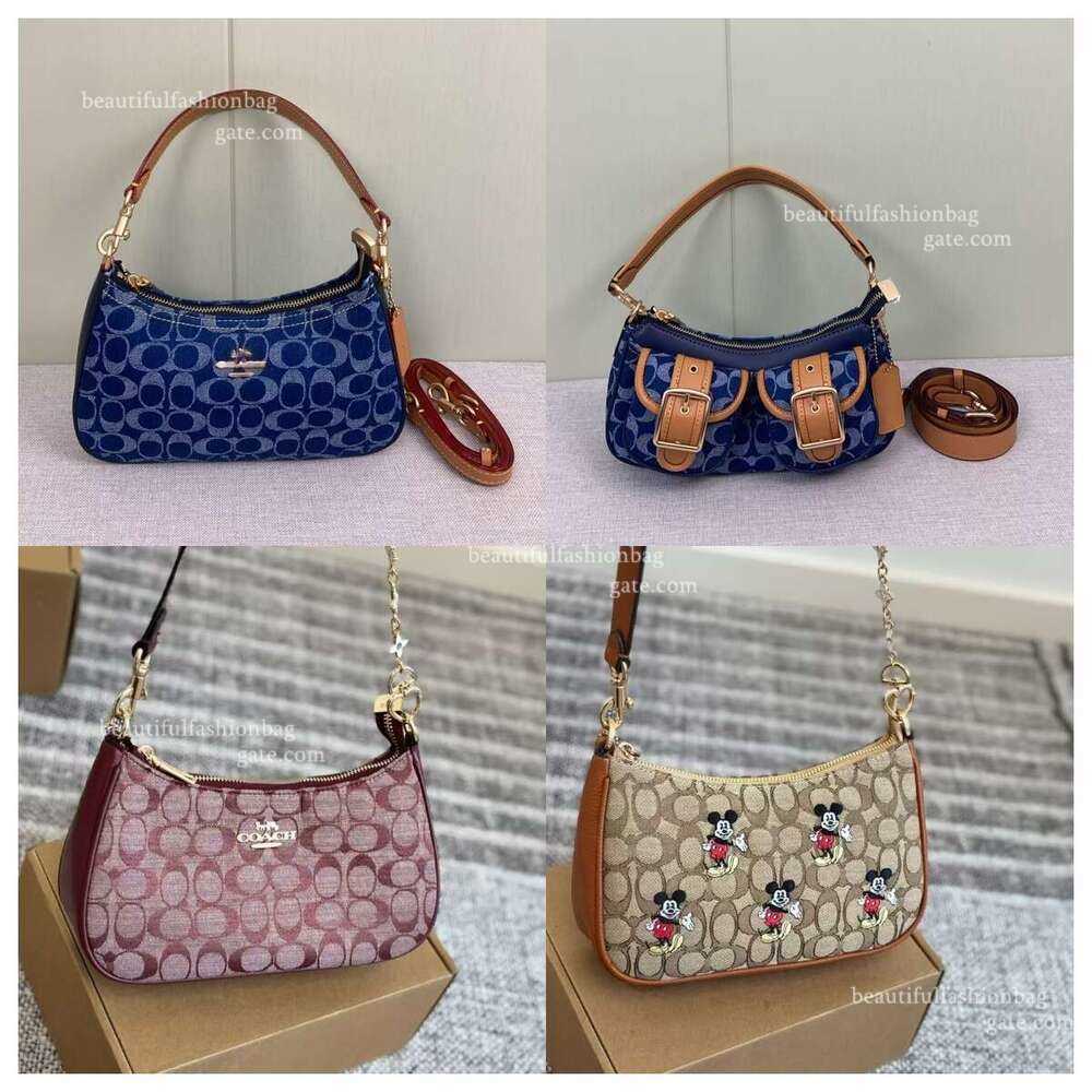 Designer Handbag Womens Luxury One Shoulder Underarm Fruit Print Graffiti Designed Mahjong Bags Cartoon Pattern Chain Leather Bag DLD2510216