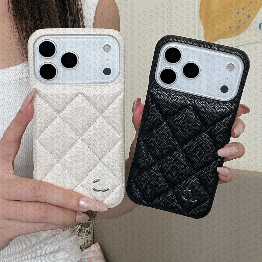 Ultra Slim Luxury iPhone Case for iPhone 17 Pro Max 17 Air 16 Pro 15 Plus 14 13 Designer Phone Case for Women Men Excellent Grip Shockproof Phone Cover Anti Drop