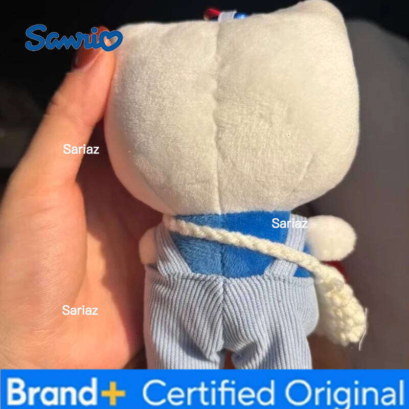 Sanrio Toy Cute Plush Bag Kt Cat Doll Keychain Pendant Cotton Filled Soft Skin Friendly Fabric Birthday Gift H260121