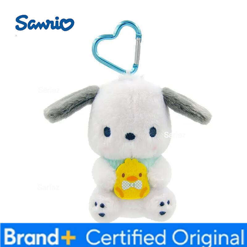 Sanrio Friends Series Pochacco Kuromi plush Toy Keychains Cartoon Hello Kitty My Melody Cinnamoroll Backpack Pendant Girls Gifts H2601211