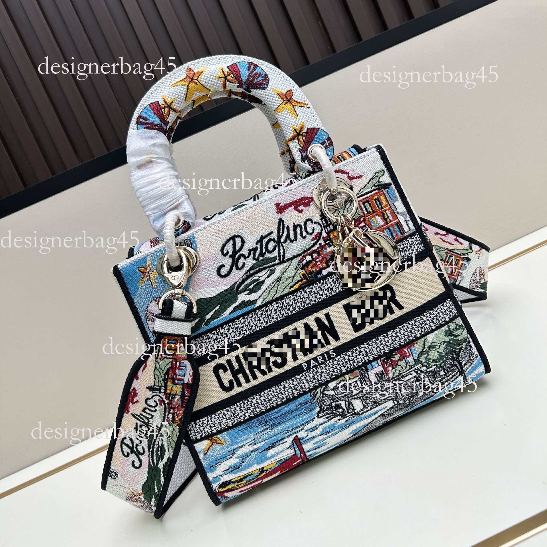 D Brand Luxury bag designer bag High Quality Embroidered New Design Handheld Trendy Versatile Crossbody Small Square Bag