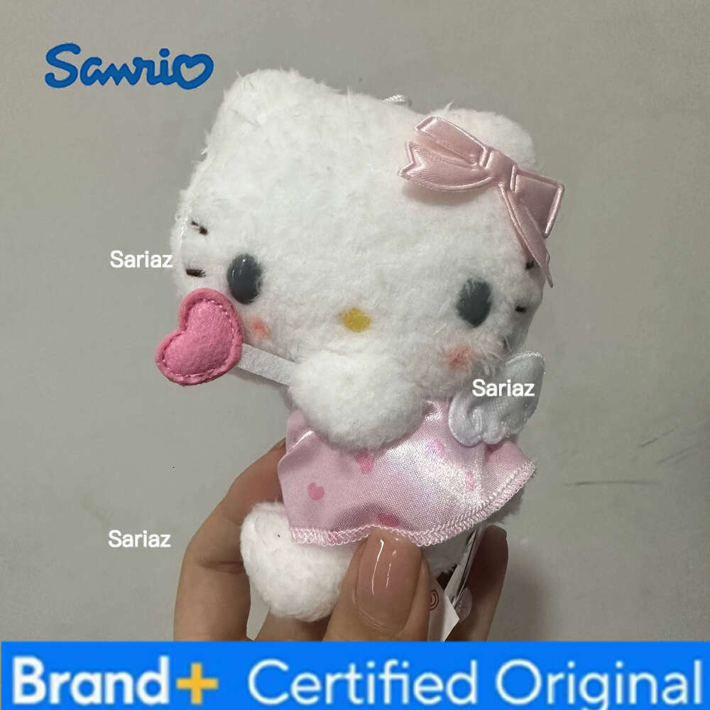 Sanrio Cute Dream Angel Series Toys Cinnamoroll My Melody Kitty Kuromi Plush Pendant Doll Cartoon Keychain Gift H260121