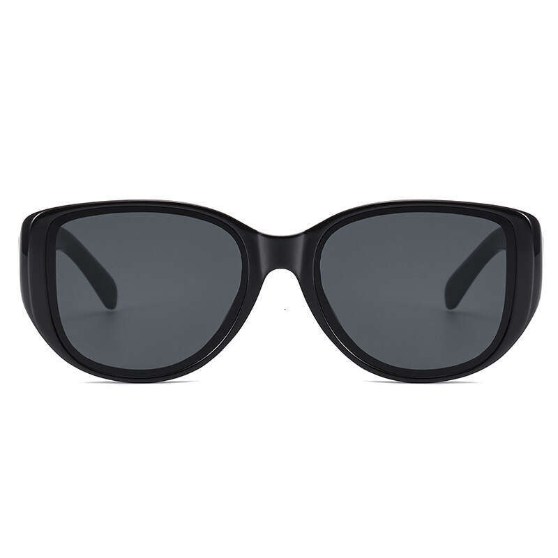 Women High-End Old Money Cat Eye Large Frame UV400 Slimming Sunglasses for Daily Driving Vacation & Holiday Gifting