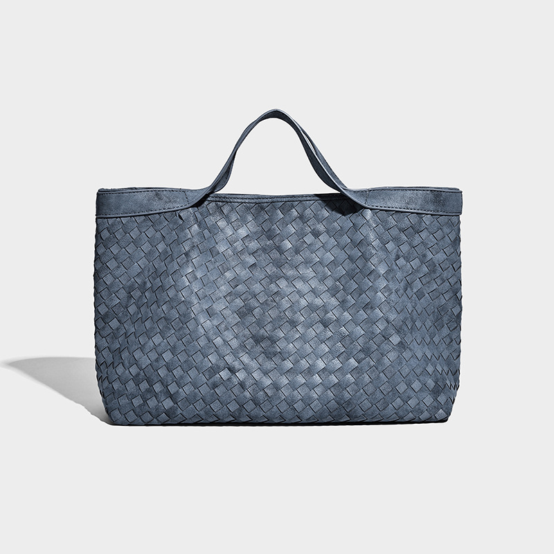 BVZOSOT VOLUME Large-capacity handbag tote bag 2026 autumn and winter style mother-and-daughter hand-woven bag retro fashion single-shoulder crossbody