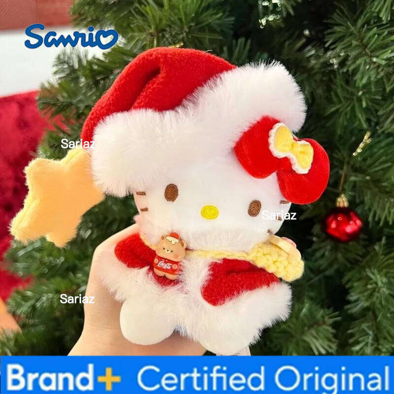 Sanrio Anime Hello Kitty cosplay cross-dressing plush pendant PP cotton stuffed doll Kawaii keychain cute accessories holiday gift H260121