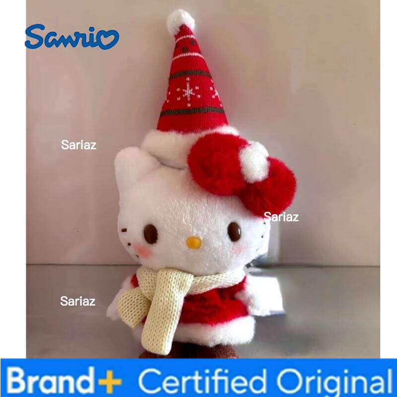 Sanrio Hello Kitty Kawaii Plush Doll Fashion Cartoon Girl Heart Toy Small Pendant Girlfriend Birthday Gift Women Accessories Wholesale H260121