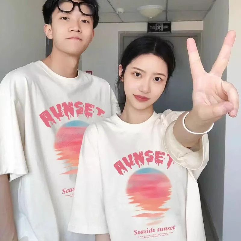 Minimalistic Elegance with Uniquely Matched Pair of Men's & Womens Summer Tee Sets