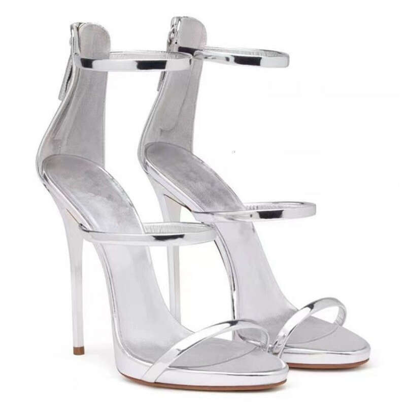 European 2026 Fashion Ultra-High Stiletto Heels Open-Toe Platform High-Heeled Sandals With Buckle Strap, For Catwalk, Parties Weddings Solid