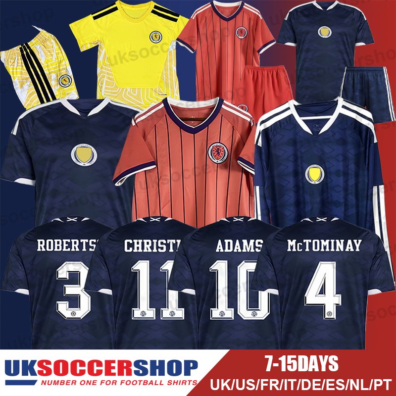 Scotland Football Jersey World Cup 2026 Soccer Jerseys Retro Football Shirts Tops Kits Men Kids Women Pre Match 3XL 4XL