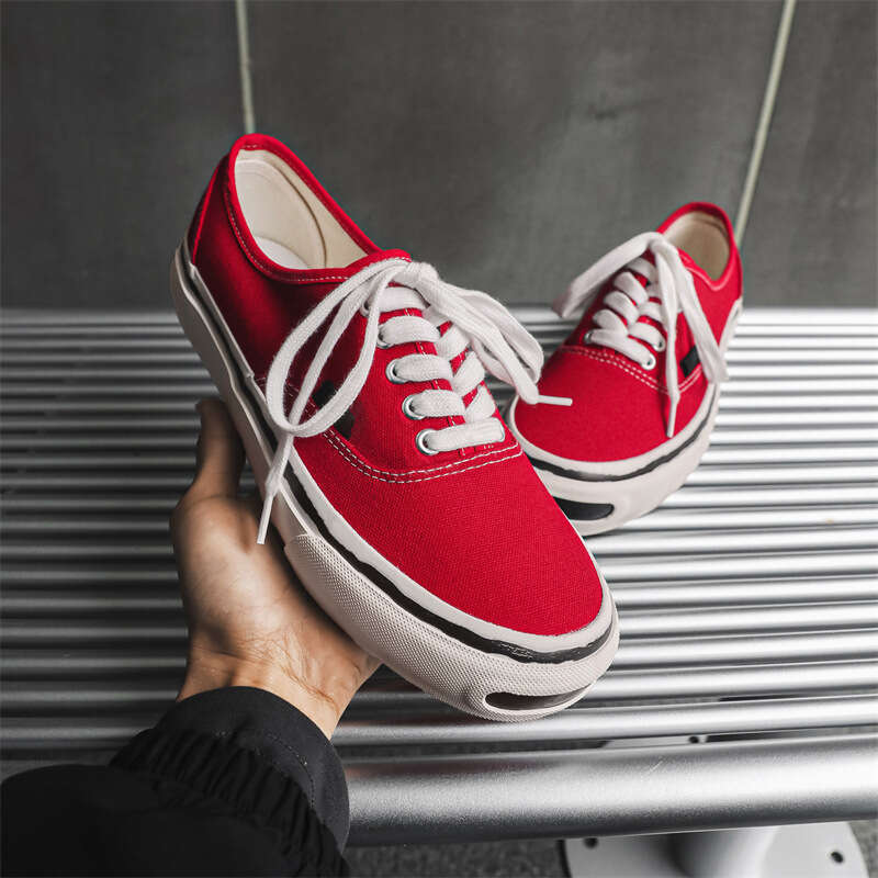 2025 New Classic Open Smile Low-top Canvas Sports Casual Men's Shoes Niche 3D Transfer Print Sneakers Men X306