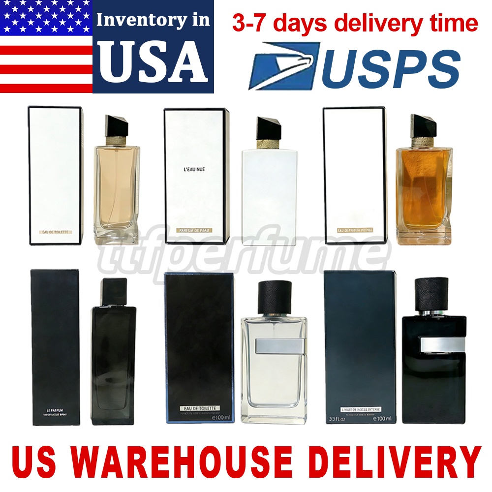 Perfume Women Perfume Men Designer Perfume Perfumes Fragrances for Women 100ml Eau de Cologne long lasting fragrance USA Fast Shipping 3-7day Deliver Top Quality