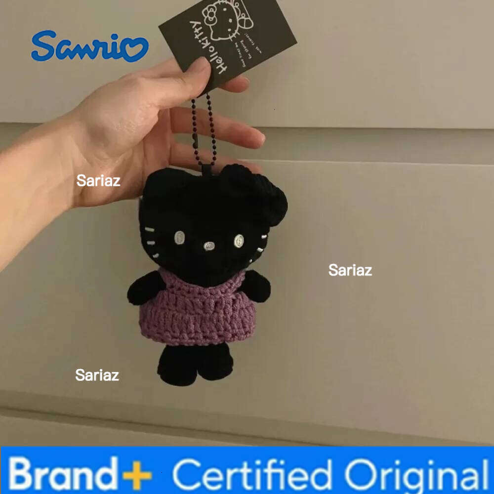 Sanrio Cute Hellokitty Hanging Chain School Bag Decoration Cartoon Plush Doll High Appearance Exquisite Fashion Small Gift H260121