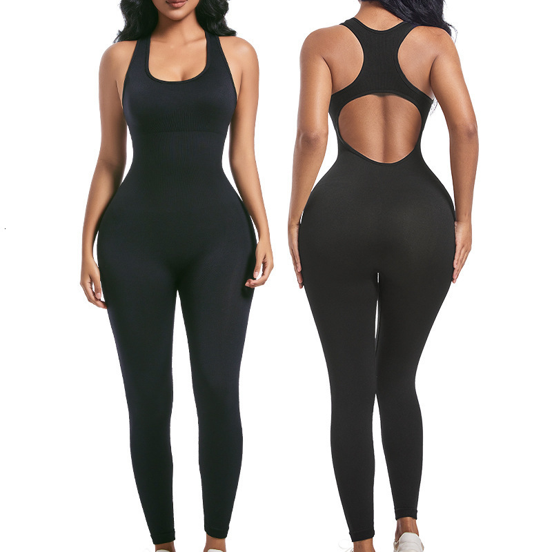 Onepiece Yoga Suit for Women Long Running Fitness Quickdry Sports Jumpsuit Waistcinching Hiplifting Sexy Shaping Sportswear 250714