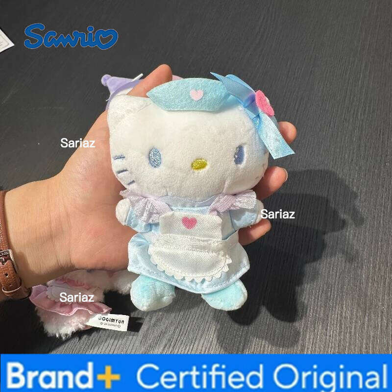 Sanrio Doctor And Nurse Series Kt Cat Cute Anime Doll Plush Pendant Bag Decorative Keychain Girlish Heart Gift H260121