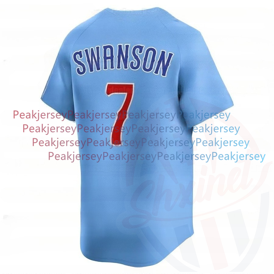 Custom 3 Alex Bregman Baseball Jerseys Pete Crow-Armstrong Swanson Nico Hoerner Seiya Suzuki Ian Happ Stitched