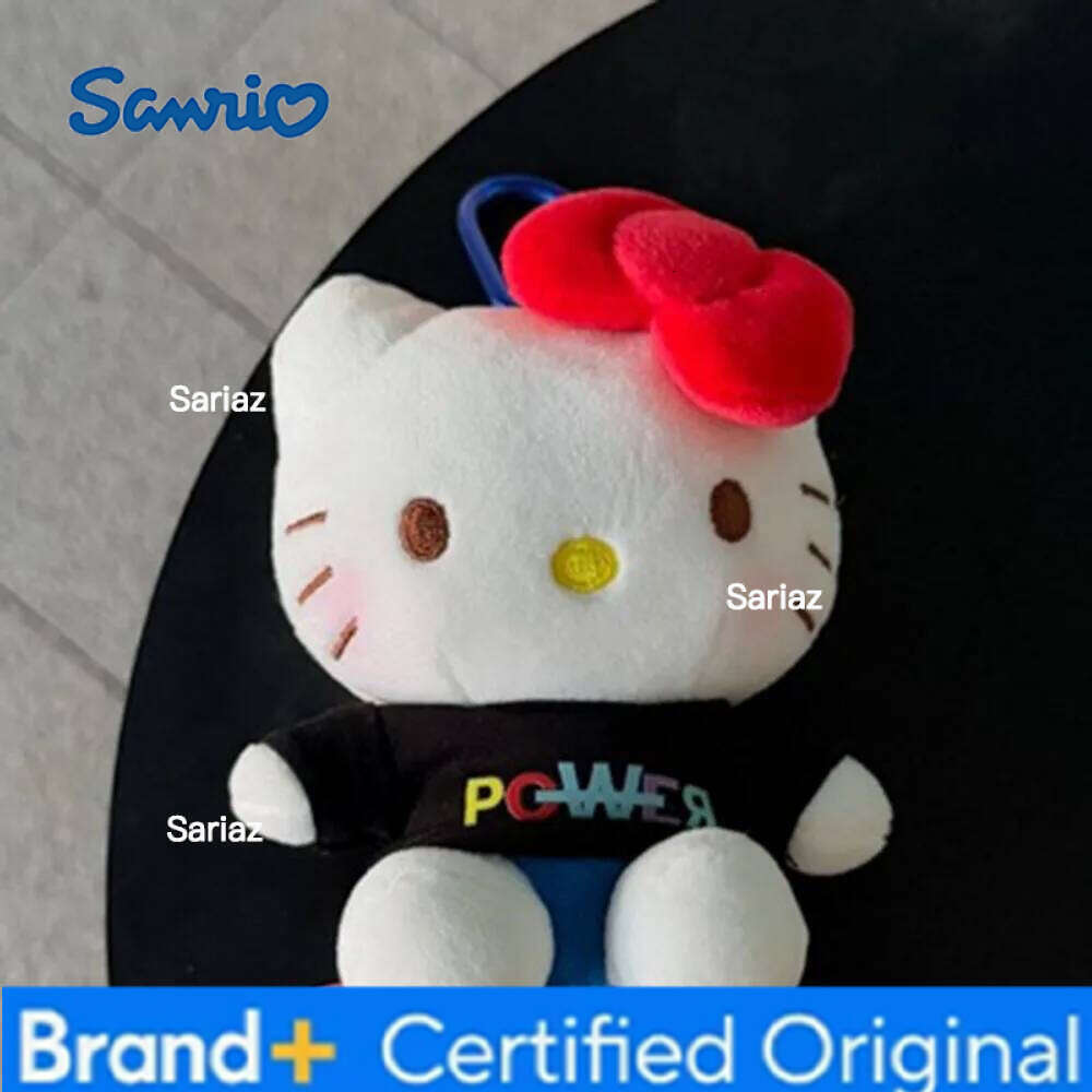 Sanrio 12cm Anime Figures Hellokitty Stuffed Dolls Plush Key Chains Backpack PendantGifts H260121