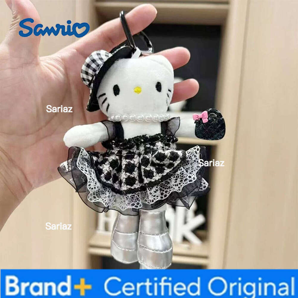 Sanrio Hot Selling Hello Kitty Cartoon Creative Character Keychain Fashionable Versatile Clothing Bag DIY Decoration Pendant H260121