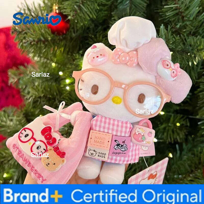 Sanrio Hello Kitty Chef-Style Plush Keychain Handbag Accessory for Girls Kids Gift H260121