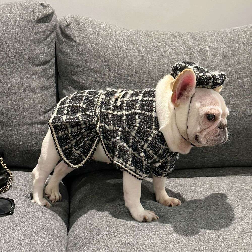 Dog Clothes Festive Fragrant Hoodie for Small Pets Warm Plaid Coat for Holiday Everyday Outfits Cozy Christmas Apparel for Dogs Cats