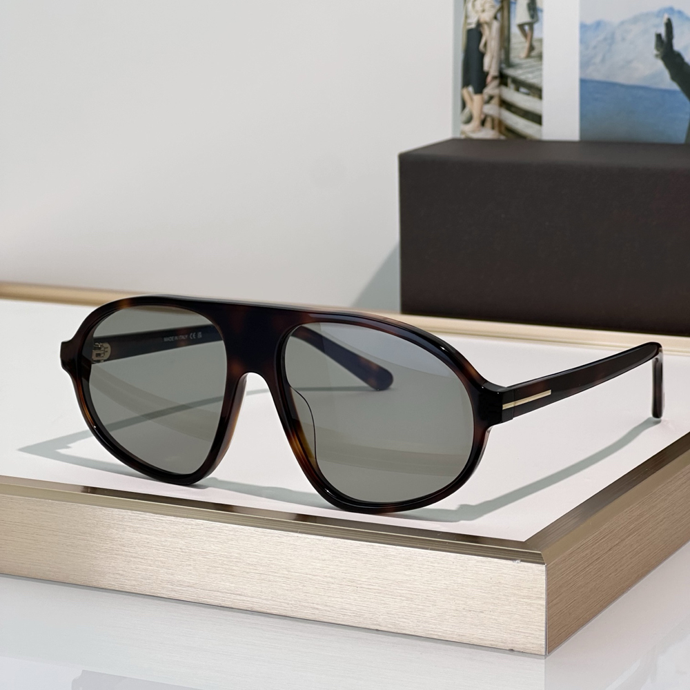 Oversized Pilot Sunglasses Tortoise Frame/Grey Reflecting Anti UV Protection Lens Shades Designer Sunglasses 1178